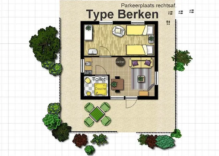 Tiny House De Berken Hotell *